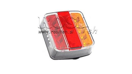 LUMIÈRE ARRIÈRE LED POUR REMORQUE COMBINÉE 4 FONCTIONS 12V