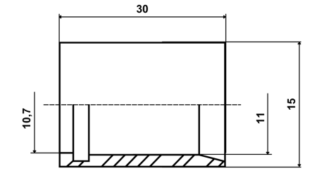 KLEMME FÜR PTFE-SCHLAUCH SAE100 DN6 (1/4