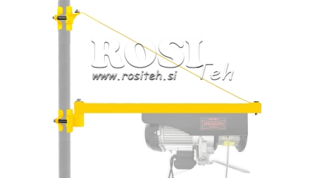 SCHWENKARM FÜR ELEKTRISCHE WINCH DWI 750 mm 1000 kg