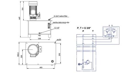 HYDRAULISK AGGREGAT -RHA- 25lit FÖR HÖBESKÄRARE