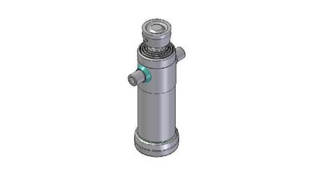 3045S -TELESCOPIC ZYLINDER STANDARD/KUGEL 4 STUFEN HUB 1190 DURCHMESSER 124