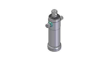 3046F - TELESCOPIC CYLINDER STANDARD/HOLE 4 STAGES TRAVEL 1290 DIAMETER 124