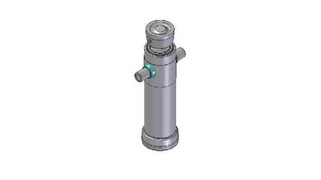 4022S -TELESCOPISK CYLINDER STANDARD/BOLD 2 TRIN SLAG 695 DIAMETER 106