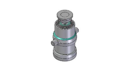 4080S -TELESCOPIC ZYLINDER STANDARD/KUGEL 4 STUFEN HUB 1010 DURCHMESSER 190