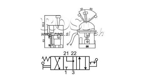Schéma_2 3 JOYSTICK PNEUMATIQUE DE DÉPLACEMENT