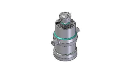 5005S -TELESCOPIC ZYLINDER STANDARD/KUGEL 5 STUFEN HUB 1275 DURCHMESSER 190