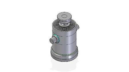 6083S -TELESCOPIC ZYLINDER STANDARD/KUGEL 6 STUFEN HUB 1780 DURCHMESSER 300