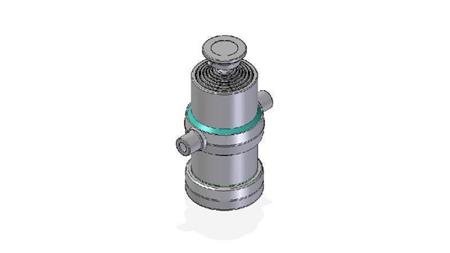 7008S - TELESCOPISK CYLINDER STANDARD/BALL 7 STEG SLAG 1815 DIAMETER 170