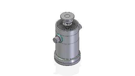 7085S -TELESCOPISK CYLINDER STANDARD/BOLL 7 STEG RESA 2677 DIAMETER 300