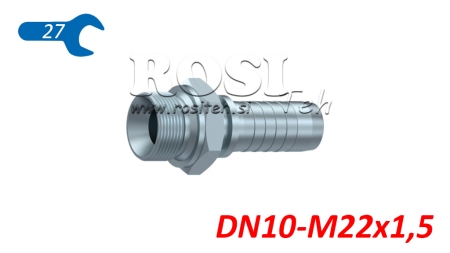 HYDRAULISCHER ANSCHLUSS BSP MÄNLICH DN10-M22x1,5