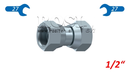 HIDRAVLIČNI DVOJNA VRTLJIVA MATICA 1/2