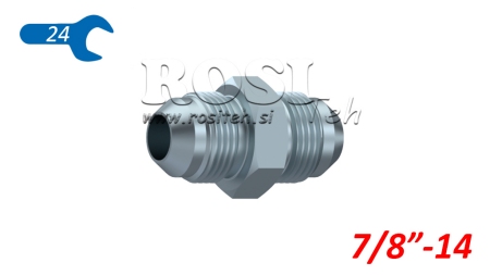 HYDRAULISCHE DOPPELSCHRAUBE JIC74° 7/8-14 - 7/8-14