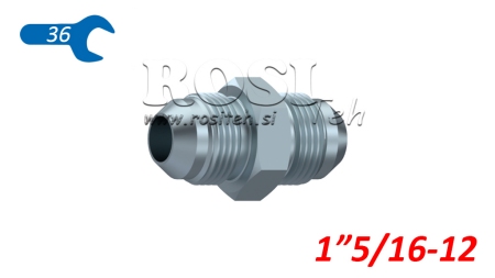 HYDRAULISCHE DOPPELSCHRAUBE JIC74° 15/16-12 - 15/16-12