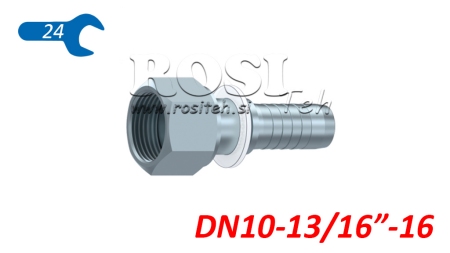 HYDRAULISCHER ANSCHLUSS DKORFS WEIBLICH DN10-13/16-16