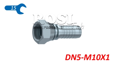 HYDRAULISCHER ANSCHLUSS BSP WEIBLICH DN5-M10 X 1,5