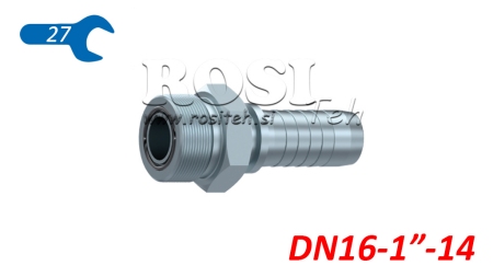 HYDRAULISCHER ANSCHLUSS AGORFS MÄNNLICH DN16-1-14