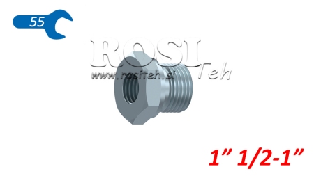 HYDRAULIKADAPTER MÄNNLICH-WEIBLICH 1 1/2-1