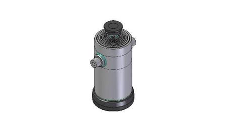9056S -TELESCOPIC ZYLINDER STANDARD/KUGEL 9 STUFEN HUBLÄNGE 3892 DURCHMESSER 300