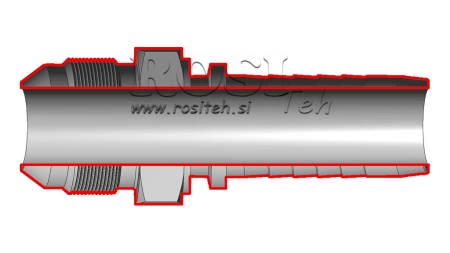 HYDRAULISCHER ANSCHLUSS AGJ JIC74° MÄNNLICH DN8-1/2"-20