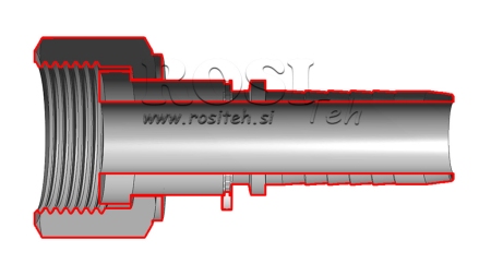 HYDRAULISCHER ANSCHLUSS DKORFS WEIBLICH DN10-13/16"-16