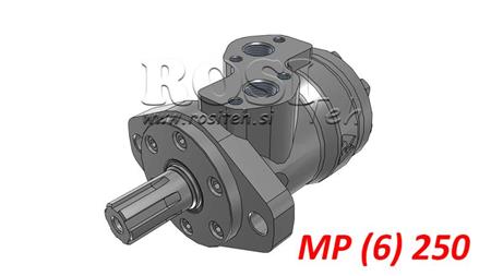 HYDRAULIKMOTOR MP 250 CC - 6 TÆNDER