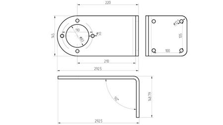 SUPPORT MULTIPLICATEUR MALE - dimensions