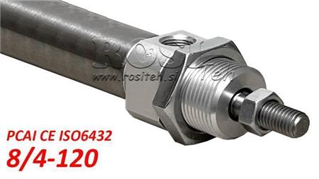 PNEUMATISK CYLINDER PCAI 8/4-120 CE ISO6432