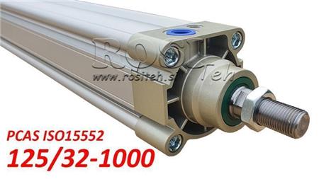 CYLINDRE PNEUMATIQUE PCAS 125/32-1000 BE ISO15552