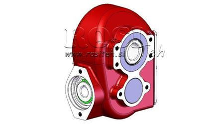 BOÎTE DE VITESSE - BOÎTE DE VITESSE RT160 POUR MOTEUR HYDRAULIQUE MP/MR RATIO 8.4:1
