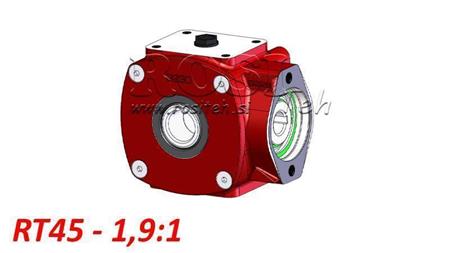 VAIHTEISTO - VAIHTEISTO RT45 HYDRAULISILLE MOOTTORILLE MP/MR SUHDE 1.9:1