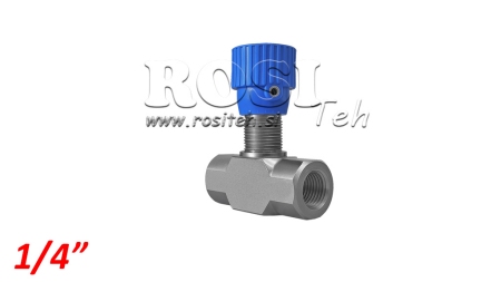 REGULATOR PRETOKA VRFB - DUŠILNI VENTIL 1/4 DVOSMERNI - 15lit