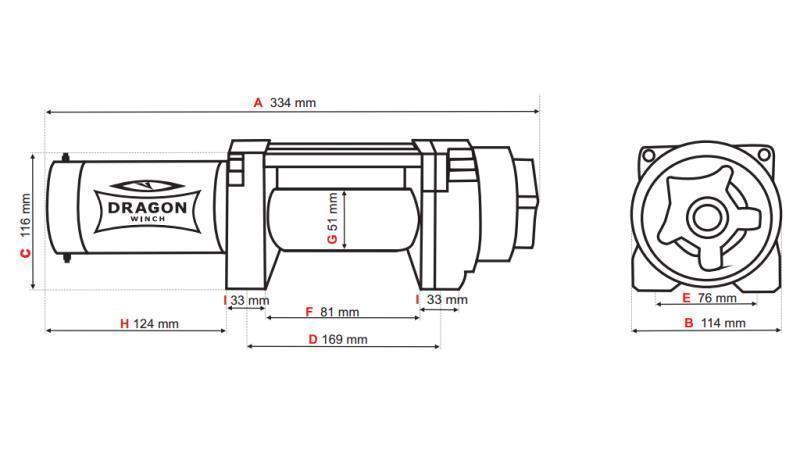 12 V ELEKTRISK VINCH DWH 3500 HD - 1588 kg