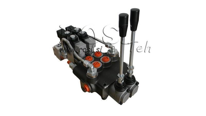 VANNE HYDRAULIQUE 2xP80 - EO 12V